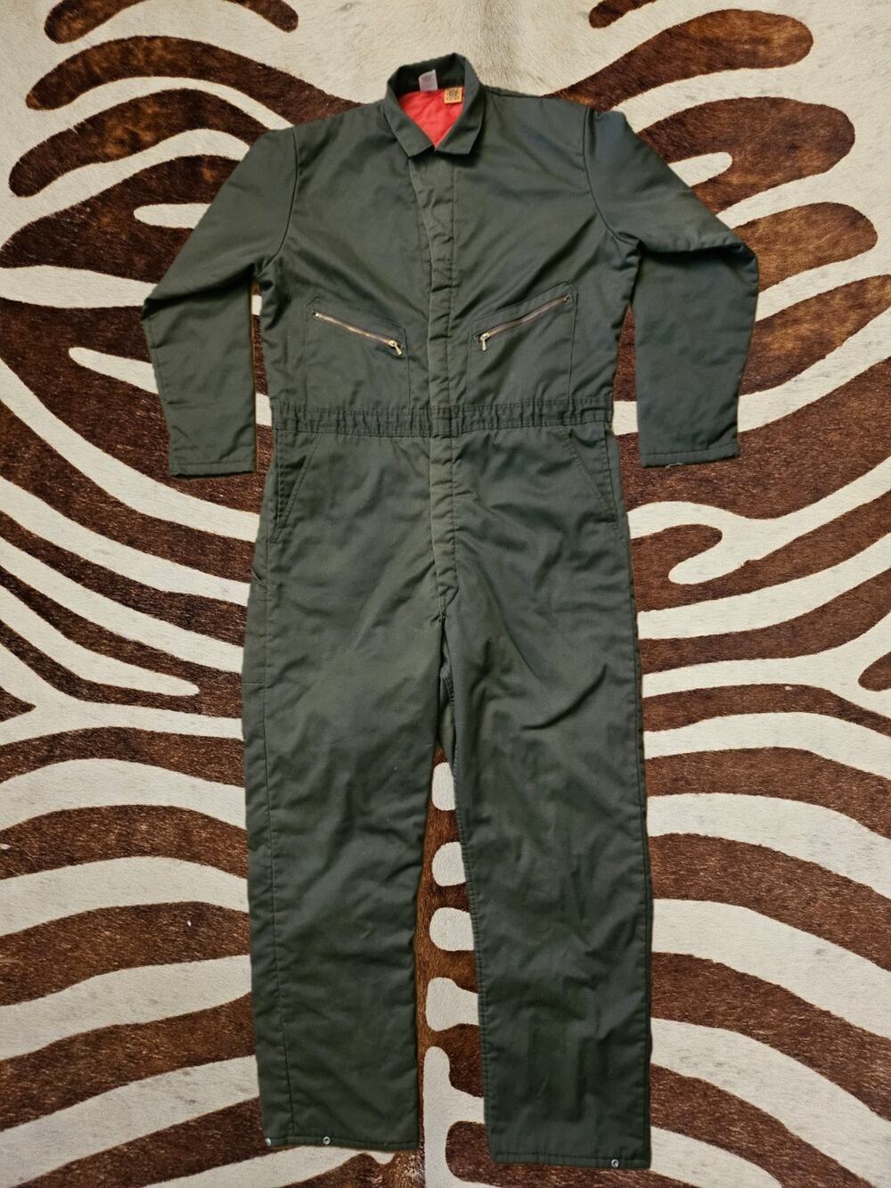 Vintage Big Ben Wrangler Coveralls Mens Large Long Short USA 80s